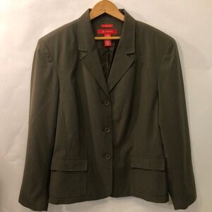 AnneKlein Green 2-pcs. Ready 4-Business Suit